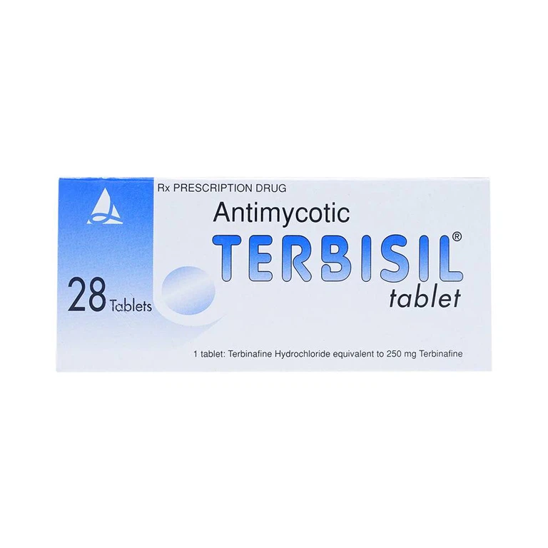 Thuốc Terbisil điều trị các bệnh lý nhiễm nấm (4 vỉ x 7 viên)