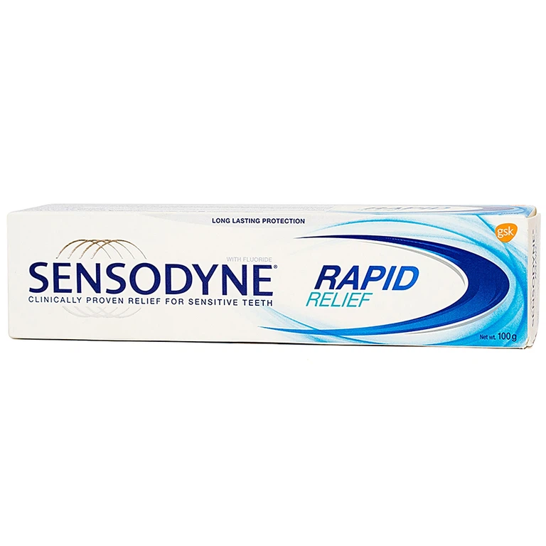 Kem đánh răng Sensodyne Rapid Relief giảm ê buốt hiệu quả (100g)