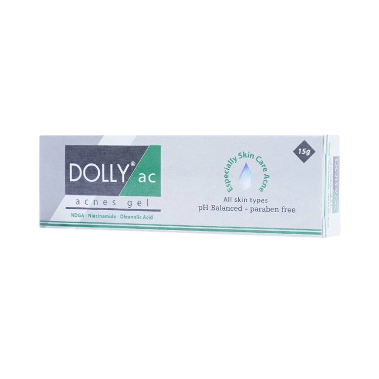 Gel Dolly-AC Acnes Gamma làm sạch bã nhờn trên da, ngừa mụn, mờ sẹo, mờ vết thâm mụn (15g)