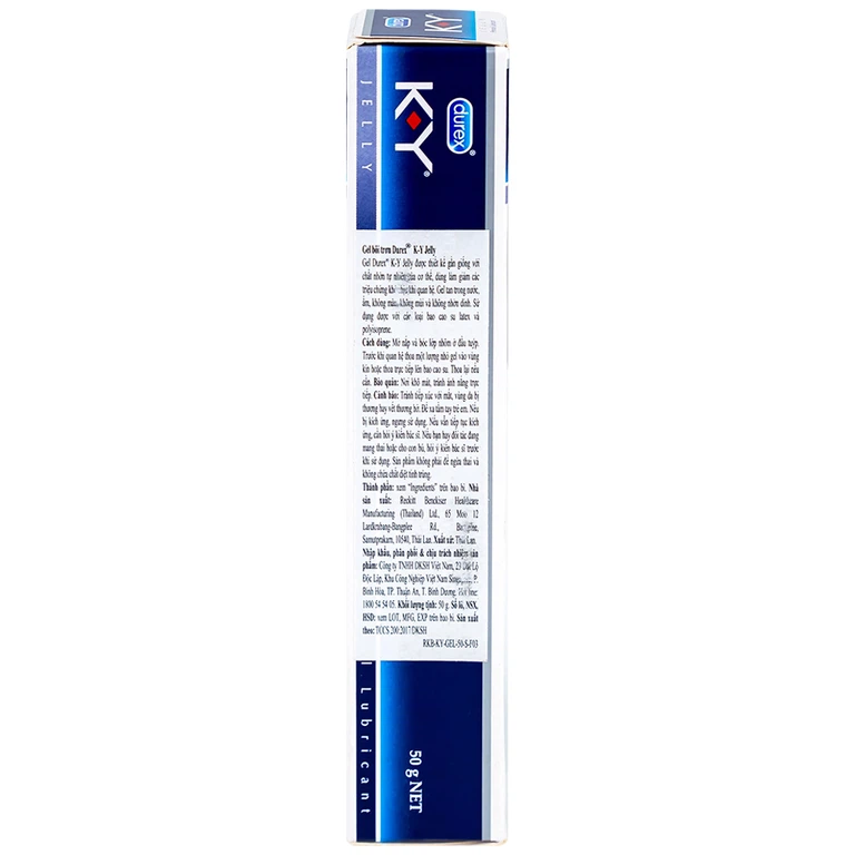 Gel bôi trơn Durex K-Y Jelly giảm triệu chứng khô âm đạo khi quan hệ (50g)