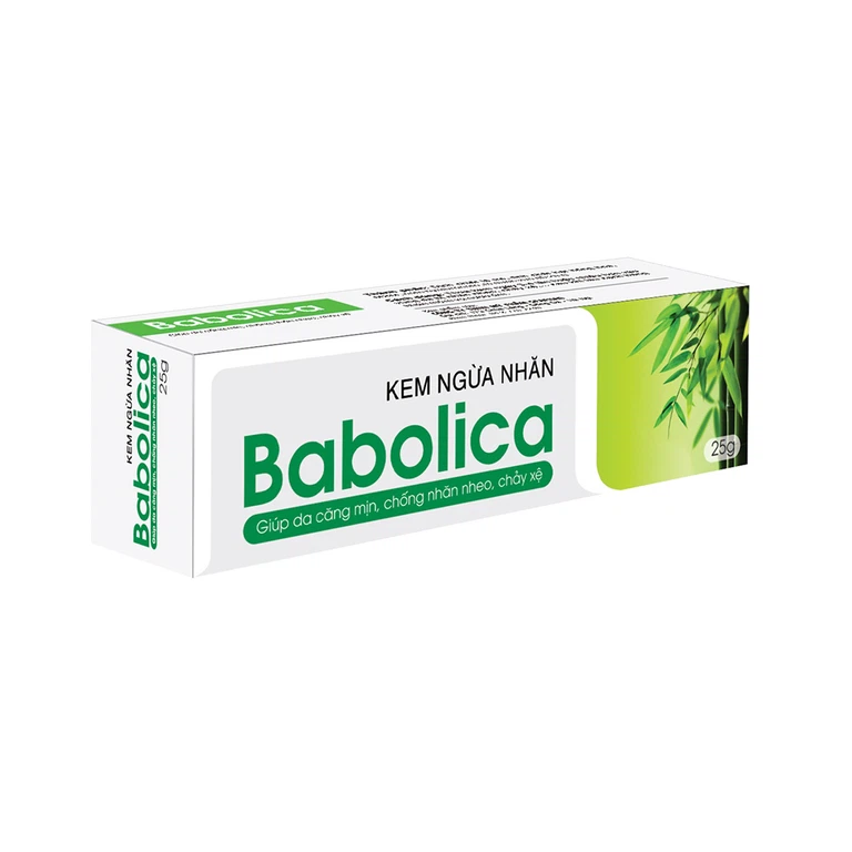 Kem ngừa nhăn Babolica giúp da căng mịn, chống nhăn nheo, chảy xệ (25g)