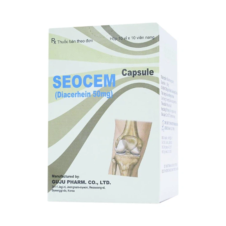 Thuốc Seocem Capsule Guju Pharma điều trị triệu chứng viêm xương khớp (10 vỉ x 10 viên)