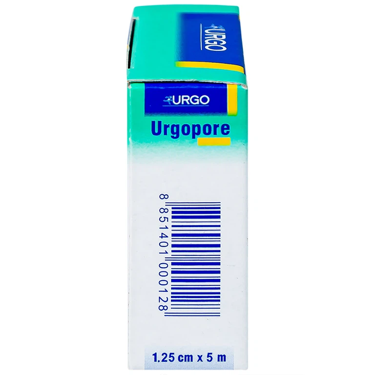 Băng keo giấy y tế Urgopore 1.25cm x 5m thông thoáng cho da nhạy cảm, giúp kềm giữ nhanh, chắc chắn