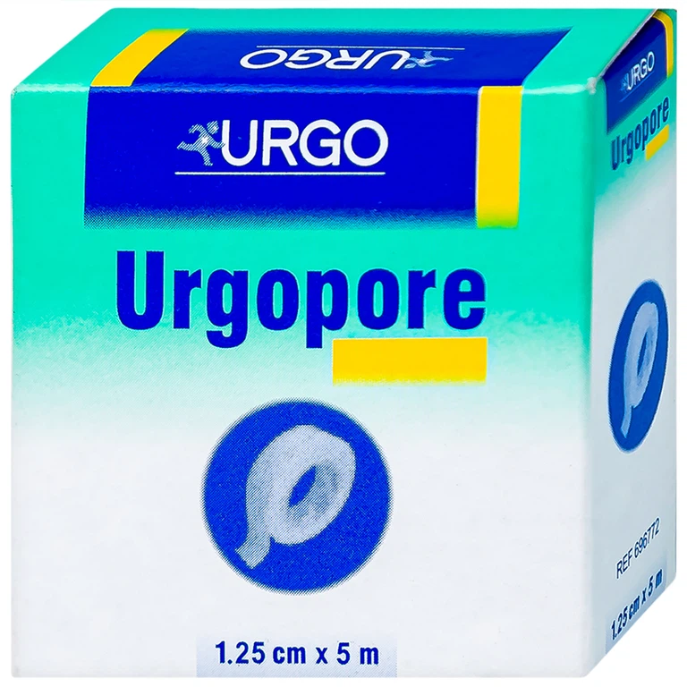 Băng keo giấy y tế Urgopore 1.25cm x 5m thông thoáng cho da nhạy cảm, giúp kềm giữ nhanh, chắc chắn