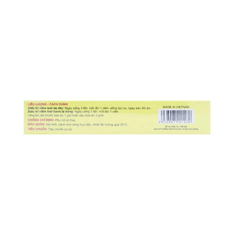 Thuốc Suncurmin Sao Thái Dương điều trị viêm loét dạ dày, hành tá tràng (2 vỉ x 6 viên)