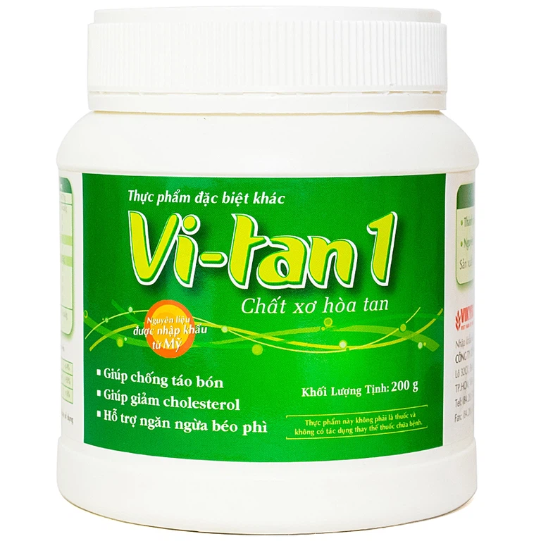 Bột Vi-tan 1 giúp chống táo bón, giảm cholesterol, ngăn ngừa béo phì (200g)