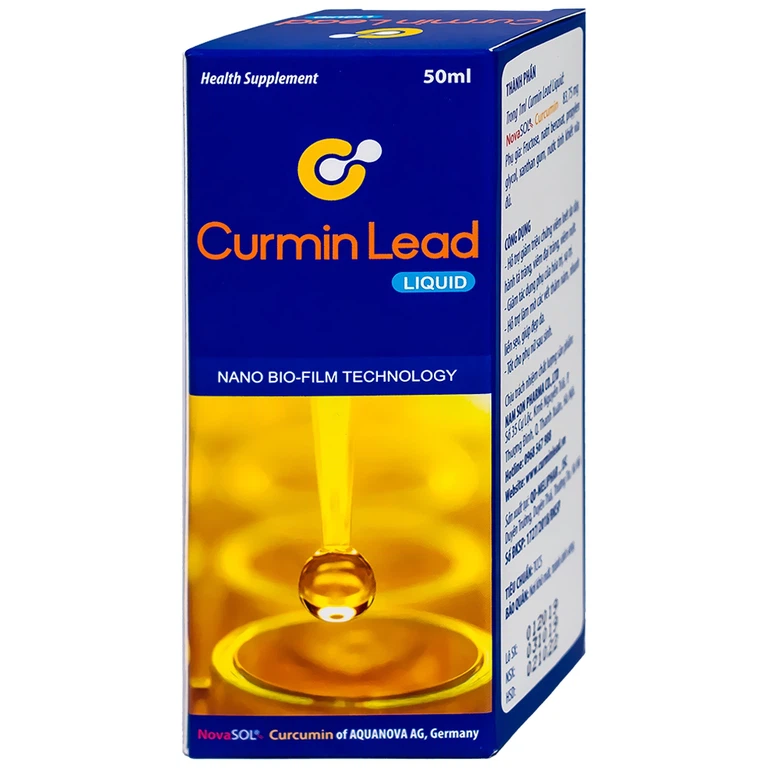 Dung dịch Curmin Lead Liquid QD-Meliphar hỗ trợ giảm triệu chứng viêm loét dạ dày, hành tá tràng (50ml)