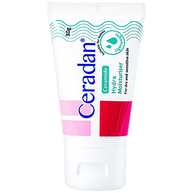 Kem dưỡng ẩm Ceradan Ceramide Hydra Moisturiser dành cho da khô và nhạy cảm (30g)