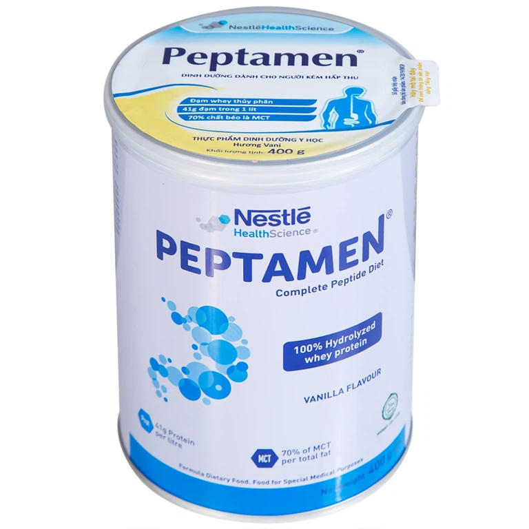 Sữa Peptamen Nestlé cải thiện việc hấp thu đạm, không gây tiêu chảy (400g)