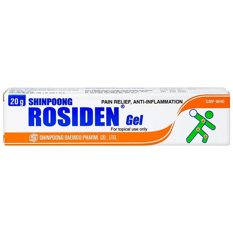 Gel Rosiden Deawoo giảm đau và kháng viêm (20g)