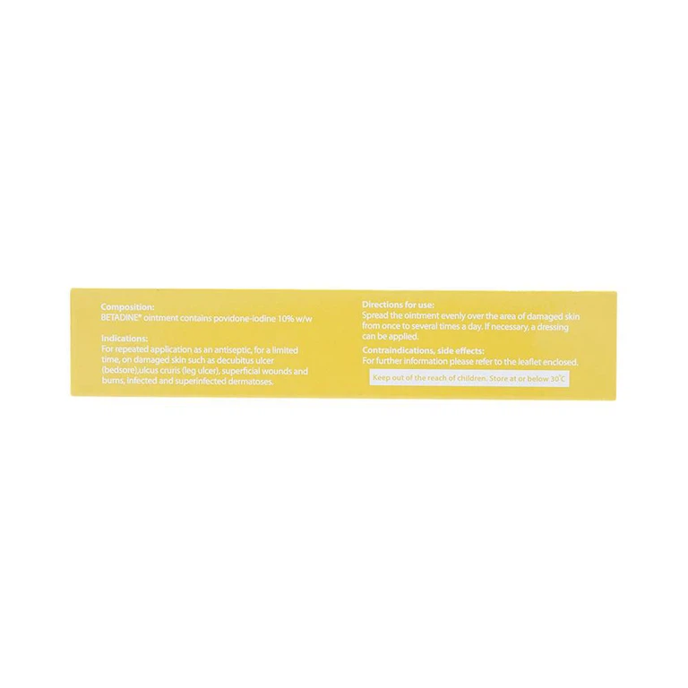 Thuốc mỡ Betadine Ointment hỗ trợ sát khuẩn vết loét, vết thương (40g)