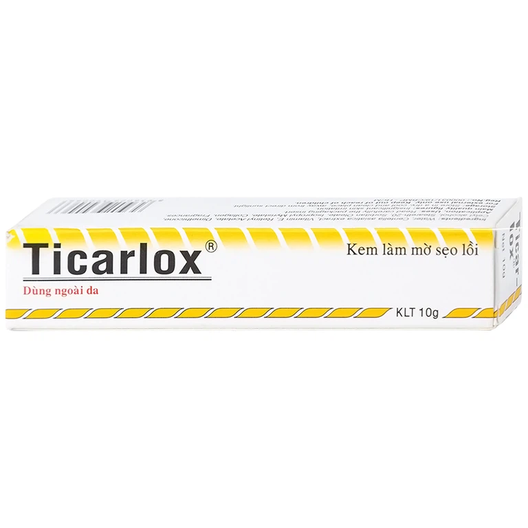 Kem bôi Ticarlox làm mờ và làm phẳng sẹo lồi (10g)