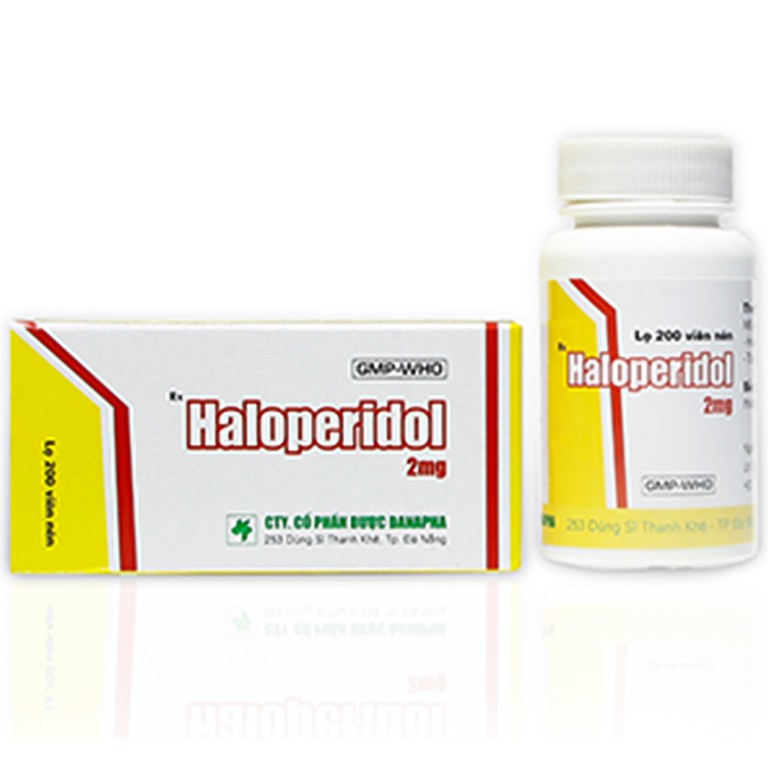 Thuốc Haloperidol 2mg Danapha điều trị các trạng thái kích động tâm thần, vận động (200 viên)