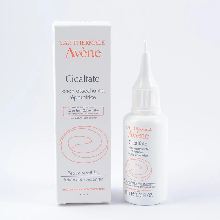 Lotion asséchante, réparatrice Eau Thermale Avène Cicalfate làm dịu các kích ứng, vết thương trên da (40ml) 