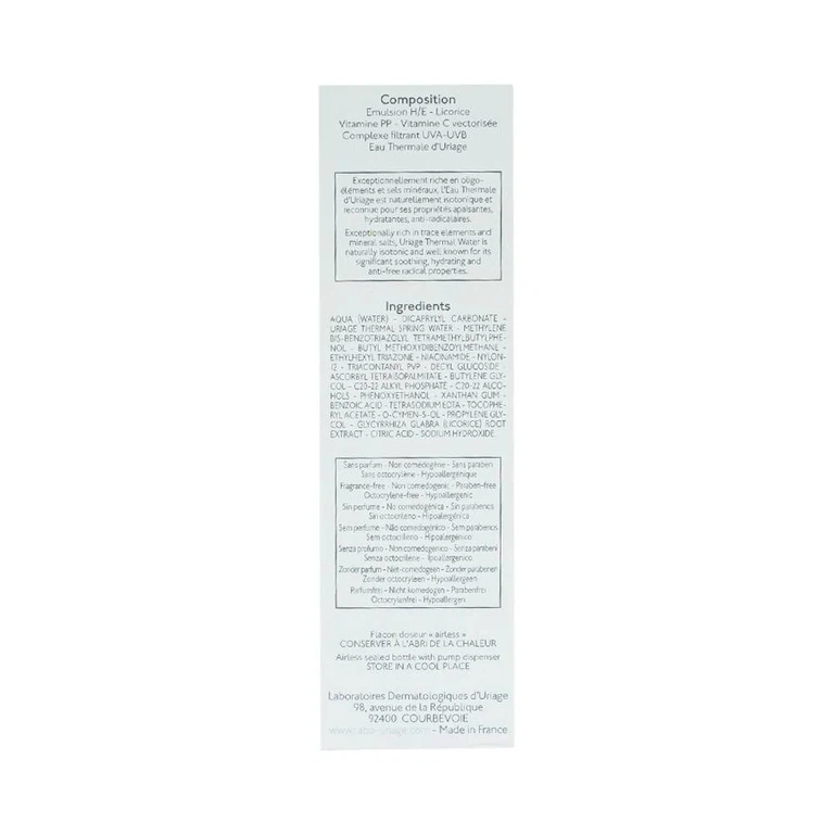 Kem chăm sóc da ban ngày ngăn ngừa nám, tàn nhang Uriage Depiderm SPF50 (30ml)