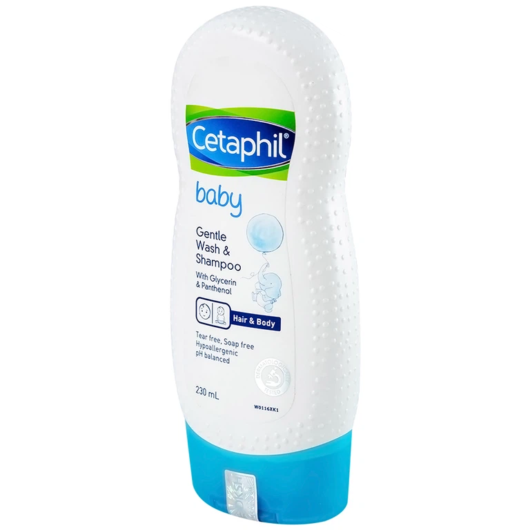 Sữa tắm và gội cho trẻ em Cetaphil Baby Gentle Wash And Shampoo (230ml)
