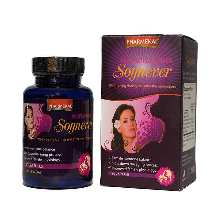 Viên uống Soynever Pharmekal giúp bổ sung nội tiết tố tự nhiên (30 viên)