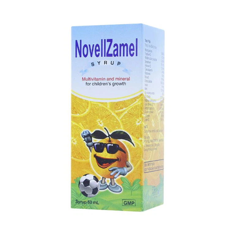 Siro NovellZamel bổ sung vitamin, khoáng chất cho trẻ em (60ml)