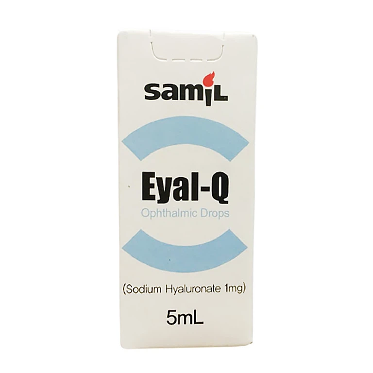 Thuốc nhỏ mắt Eyal-Q Samil giảm khô mắt, làm ẩm cho mắt (5ml)