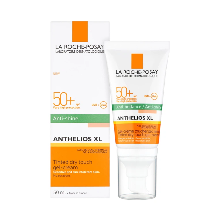 Kem chống nắng La Roche-Posay Anthelios Xl Tinted Dry Touch SPF50+ bảo vệ khỏi các tia UVA/UVB (50ml)