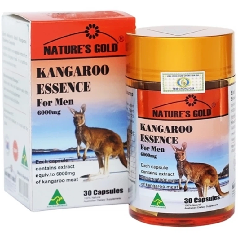 Viên uống Kangaroo Essence For Men Nature's Gold bồi bổ cơ thể, tăng cường sinh lực (30 viên)