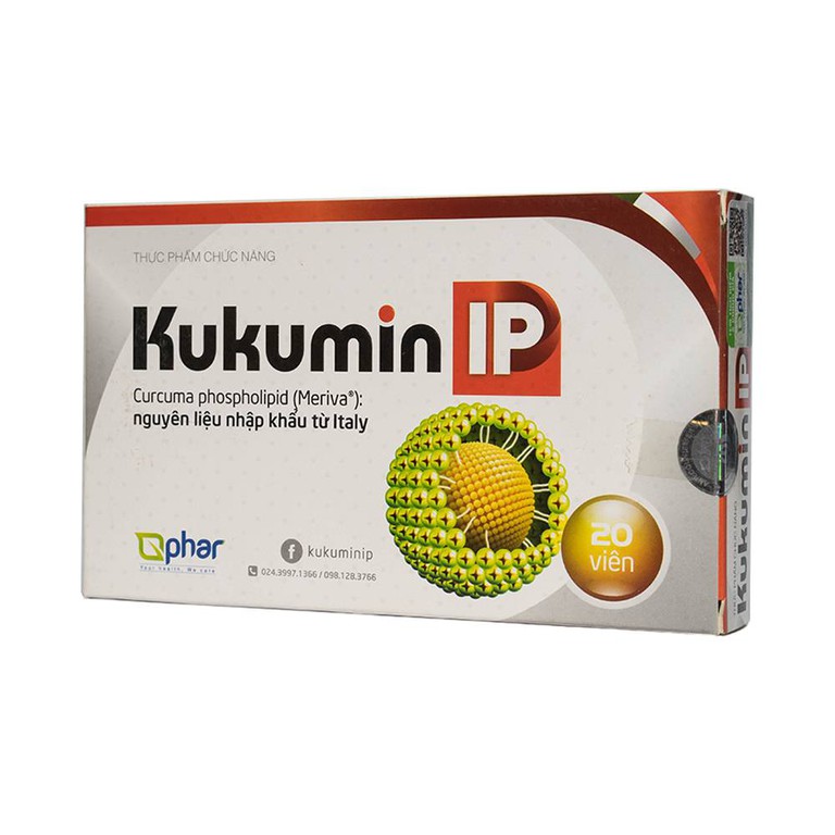Viên uống Kukumin IP hỗ trợ giảm triệu chứng đau rát thượng vị, ợ nóng, trào ngược (2 vỉ x 10 viên)