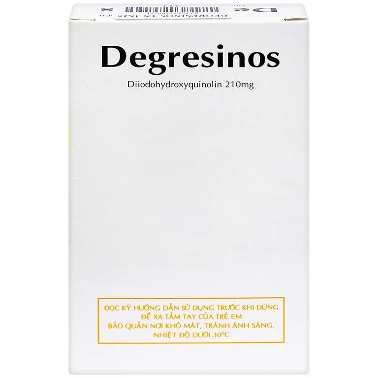 Thuốc Degresinos Thành Nam điều trị nhiễm amip đường ruột (4 vỉ x 25 viên)