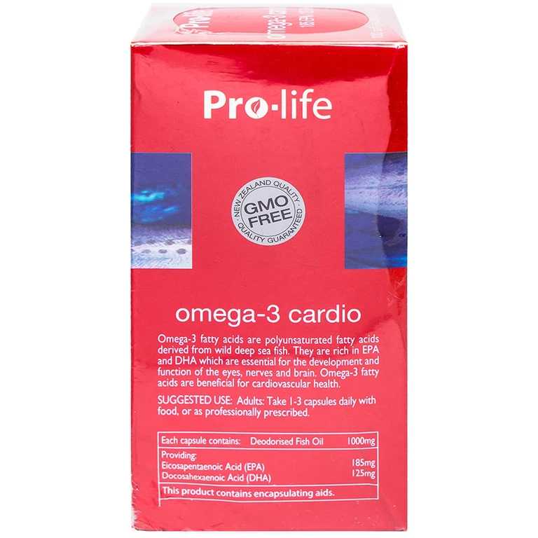 Viên uống Omega-3 Cardio New Zealand Nutritionals hỗ trợ giảm Triglycerid và Cholesterol dư trong máu (100 viên)