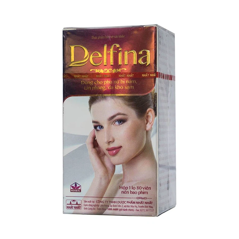 Viên uống Delfina Nhất Nhất bổ huyết, dưỡng nhan (80 viên)