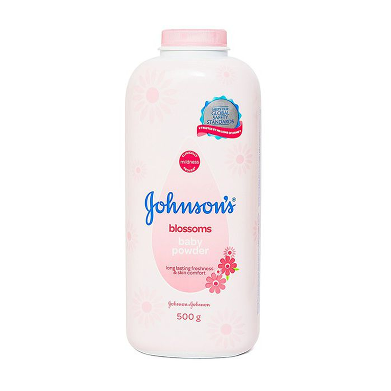 Phấn thơm Johnson's Baby Blossom giúp da bé khỏi bị mẩn ngứa (combo 2 chai 500g)