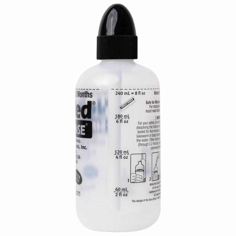Bộ dụng cụ 1 bình + 60 gói bột rửa mũi NeilMed Sinus Rinse làm sạch và ngăn ngừa chứng viêm mũi dị ứng