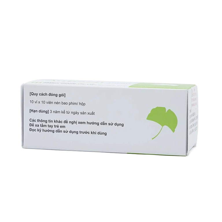 Thuốc Anbach Tablet Hanbul Pharm điều trị rối loạn tuần hoàn ngoại biên (10 vỉ x 10 viên)
