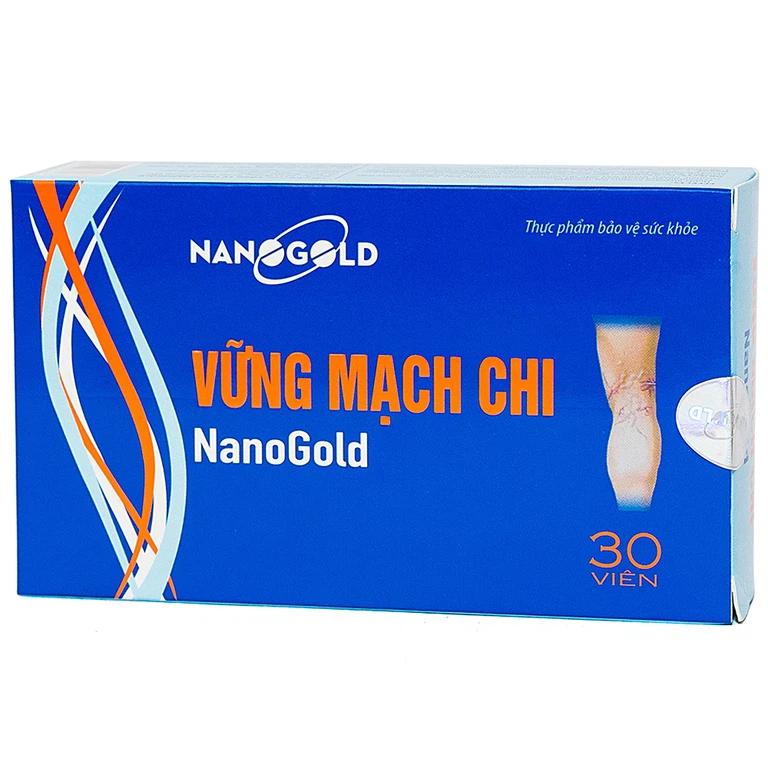 Viên uống Vững Mạch Chi NanoGold hỗ trợ điều trị giãn tĩnh mạch (30 viên) 