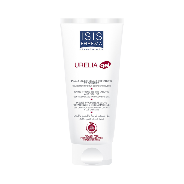 Gel tắm gội Urelia Gel Isis Pharma làm sạch da và kháng khuẩn hiệu quả (200ml)
