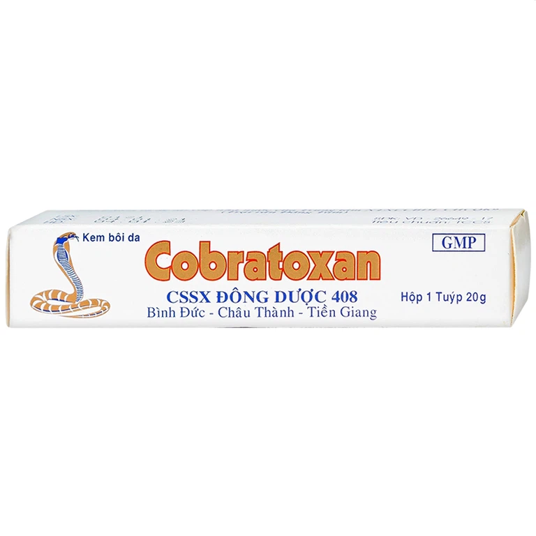 Kem xoa nọc rắn Cobratoxan 20g Đông Dược 408 tác dụng điều trị đau xương khớp (10 tuýp)