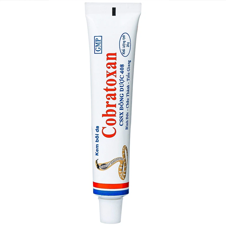 Kem xoa nọc rắn Cobratoxan 20g Đông Dược 408 tác dụng điều trị đau xương khớp (10 tuýp)