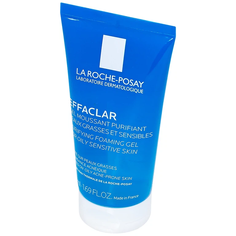 Gel rửa mặt tạo bọt La Roche-Posay Effaclar Purifying Foaming Gel For Oily Sensitive Skin cho da dầu nhạy cảm (50ml)