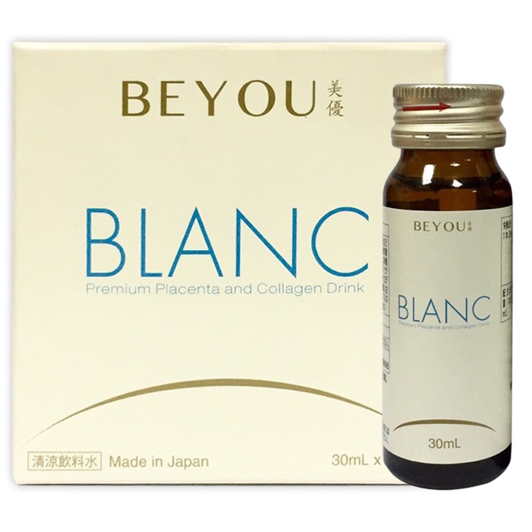Dung dịch uống Beyou Blanc giúp đẹp da, sáng da (6 chai x 30ml)