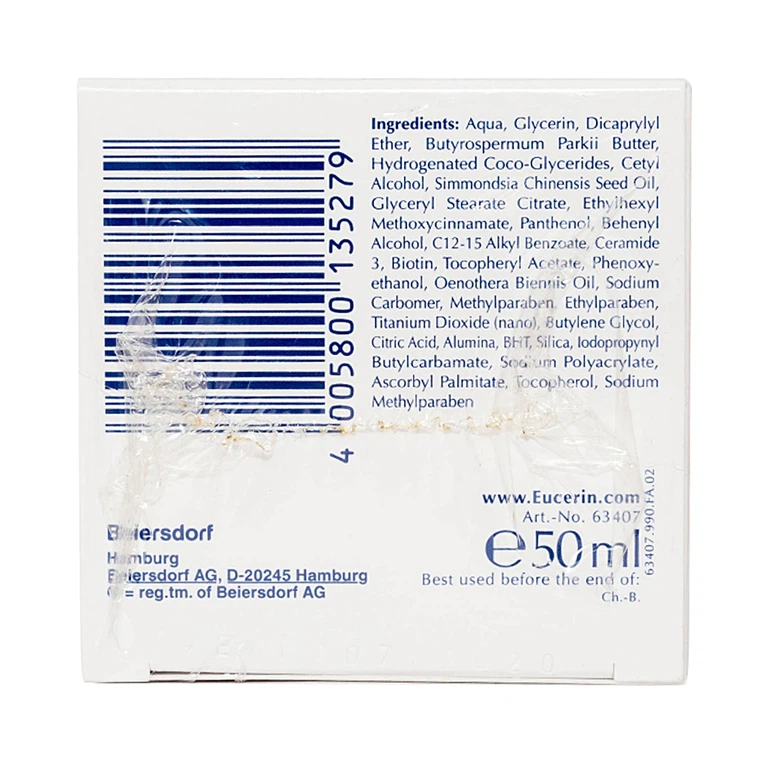 Kem dưỡng ẩm chuyên sâu Eucerin Sensitive Skin Lipo - Balance dành cho da khô (50ml)