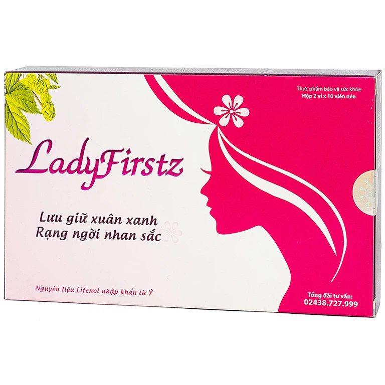Viên uống LadyFirstz giúp tăng nội tiết tố nữ, cải thiện sinh lý (2 vỉ x 10 viên)