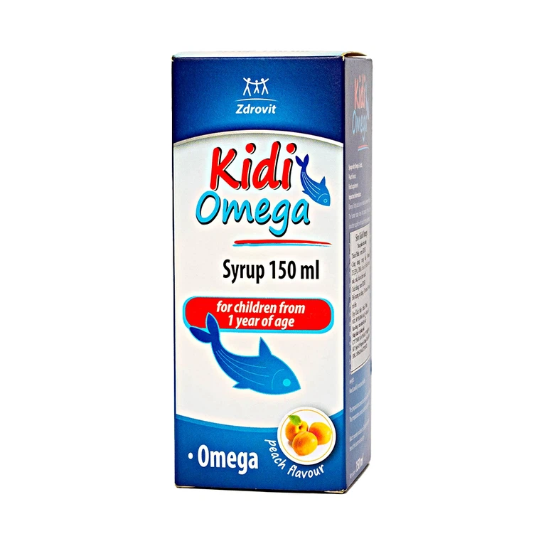 Siro Kidi Omega bổ sung Vitamin D3 và Acid Omega-3 cần thiết cho cơ thể trẻ em (150ml)