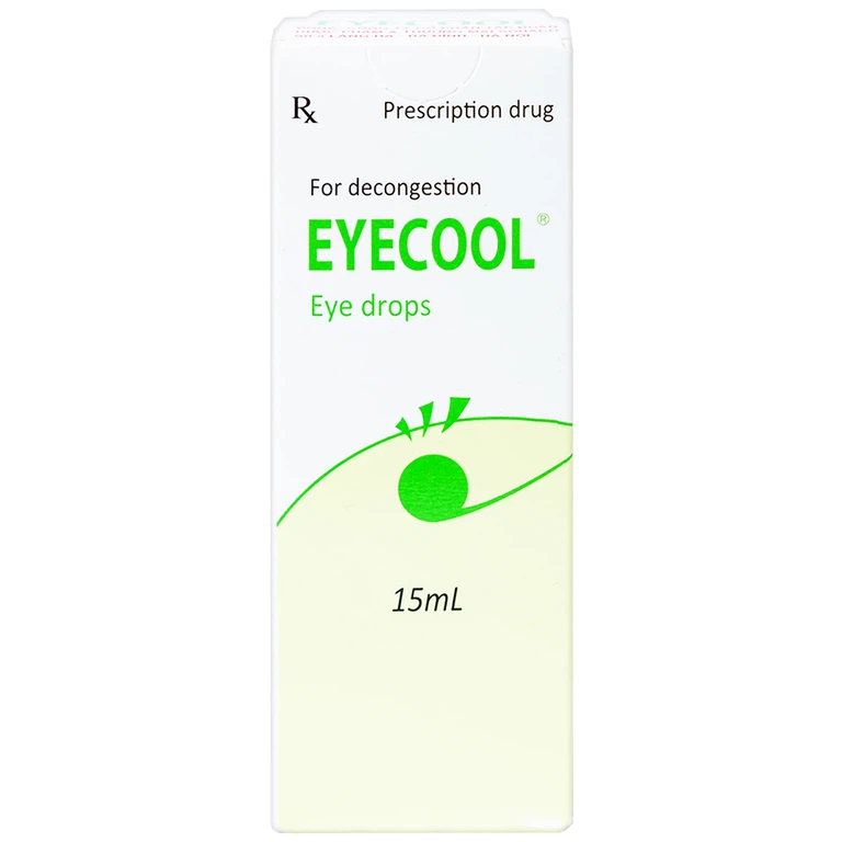 Thuốc nhỏ mắt Eyecool điều trị đỏ mắt, sung huyết kết mạc (15ml)