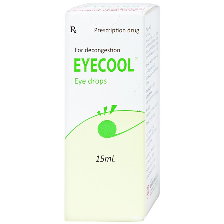 Thuốc nhỏ mắt Eyecool điều trị đỏ mắt, sung huyết kết mạc (15ml)