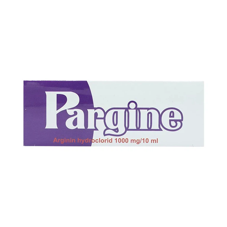 Dung dịch uống Pargine 1000mg/10ml CPC1 Hà Nội điều trị tăng amoniac máu (4 vỉ x 5 ống x 10ml)
