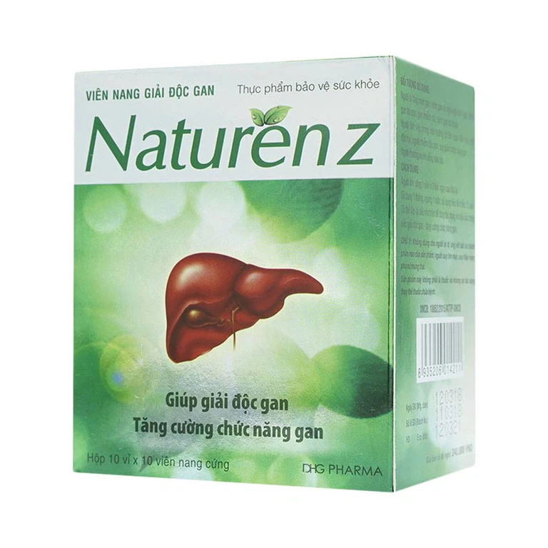 Viên uống Naturenz DHG hỗ trợ giải độc gan (10 vỉ x 10 viên)
