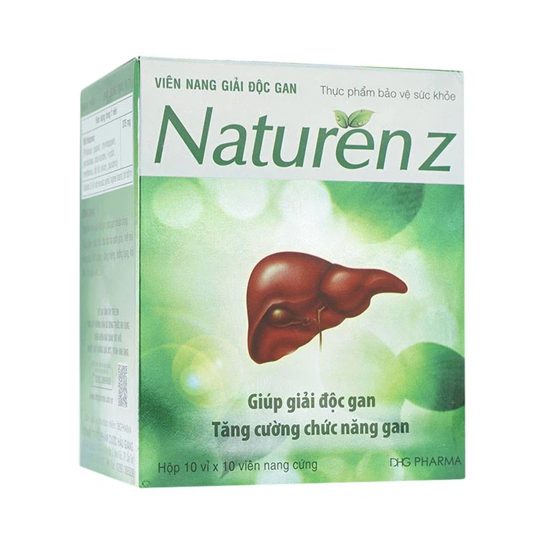 Viên uống Naturenz DHG hỗ trợ giải độc gan (10 vỉ x 10 viên)