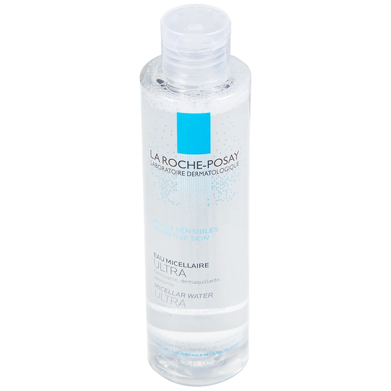 Nước làm sạch sâu và tẩy trang La Roche-Posay Micellar Water Ultra Sensitive Skin dành cho da nhạy cảm (200ml)