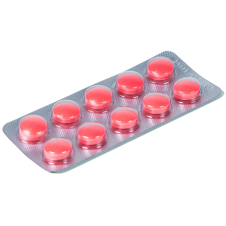 Thuốc Naphacogyl Nam Hà phòng ngừa và điều trị nhiễm trùng răng miệng (2 vỉ x 10 viên)