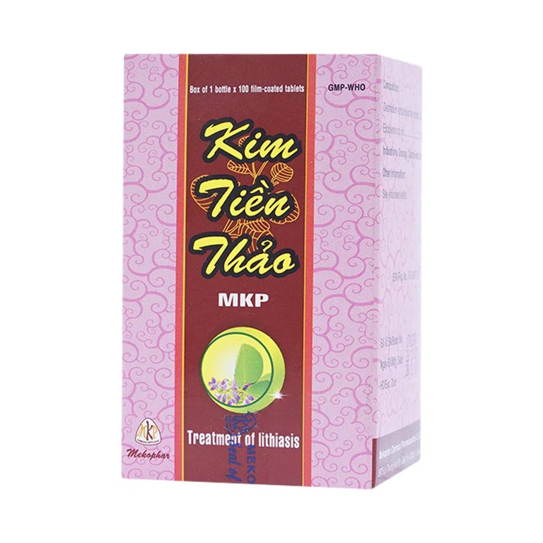 Thuốc Kim Tiền Thảo Mekophar điều trị sỏi thận, sỏi bàng quang, sỏi niệu quang (100 viên)