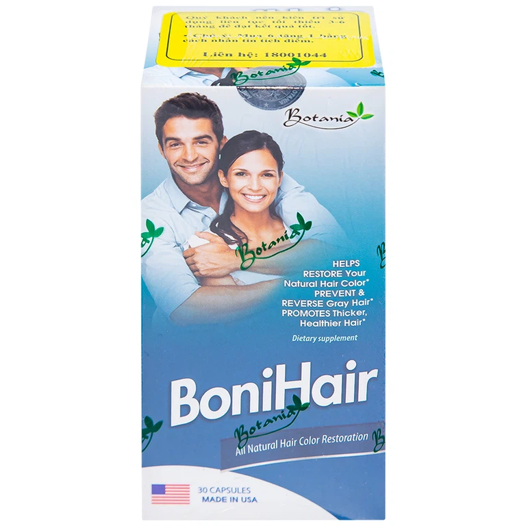 Viên uống BoniHair Botania bổ sung các chất nuôi dưỡng tóc (30 viên)